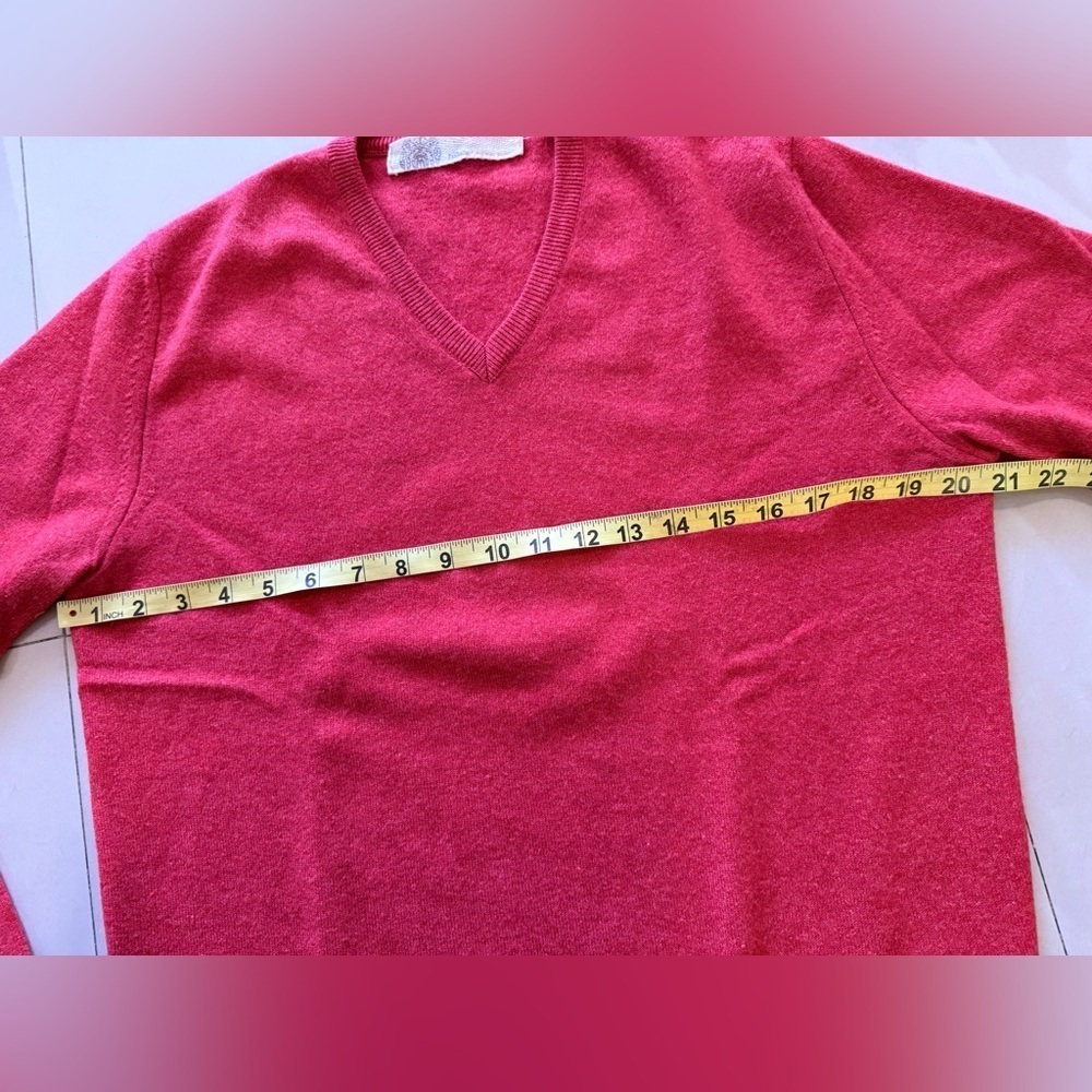 Dondup Sweater Cashmere Merino Wool lamb elbow leather patch Size L man - Picture 9 of 16